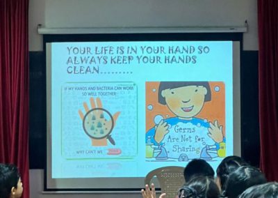 Young Indian organisation conducted a health and hygiene awareness session at our school